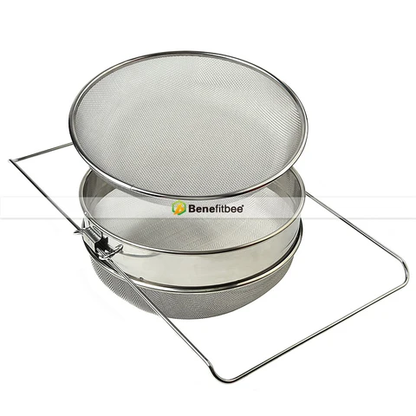 tamis pour un  miel propre et pur