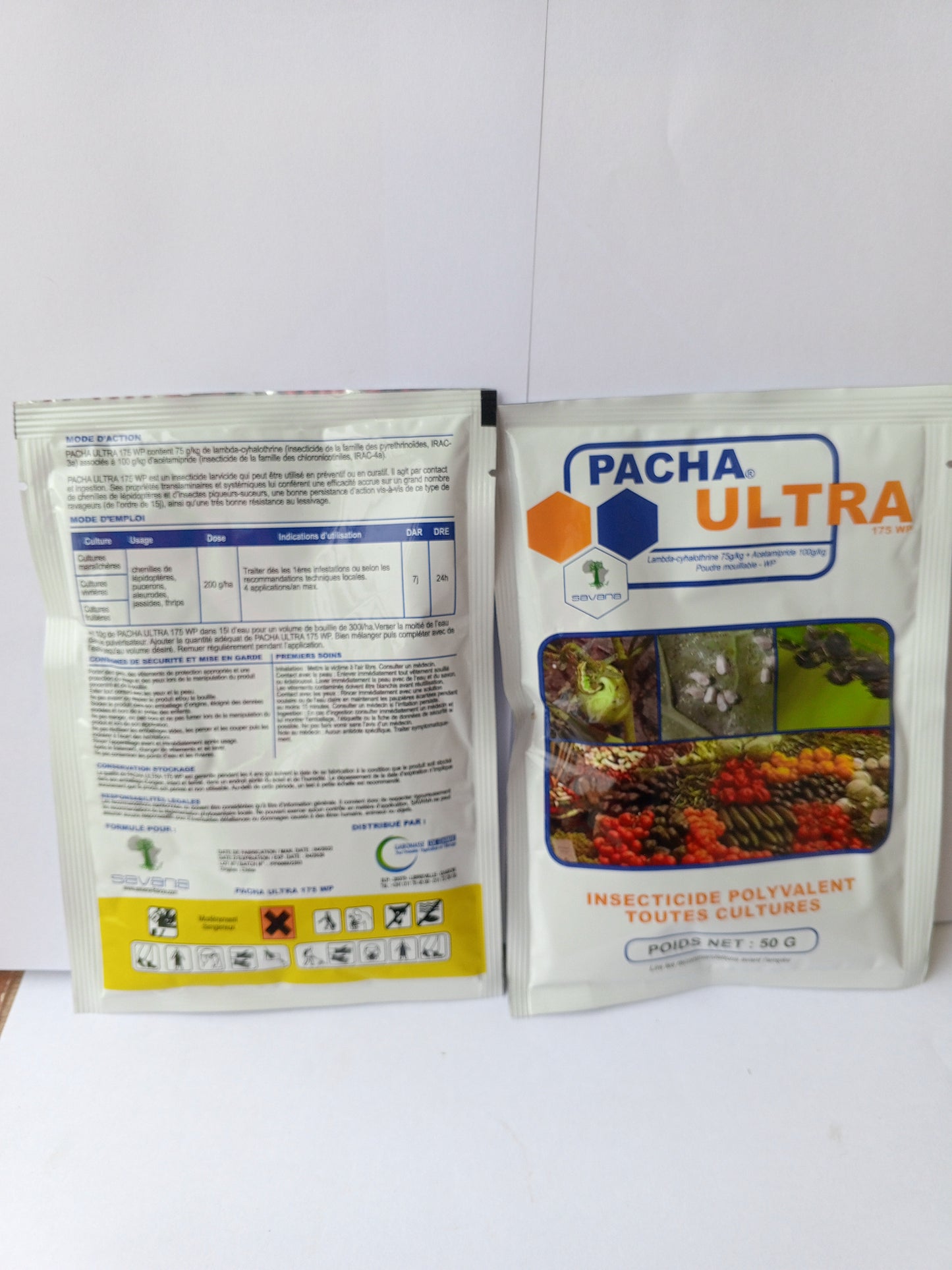 Insecticide et fongicide en sachet